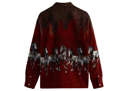 Kith Printed Horses Cord Ludlow Shirt Allure