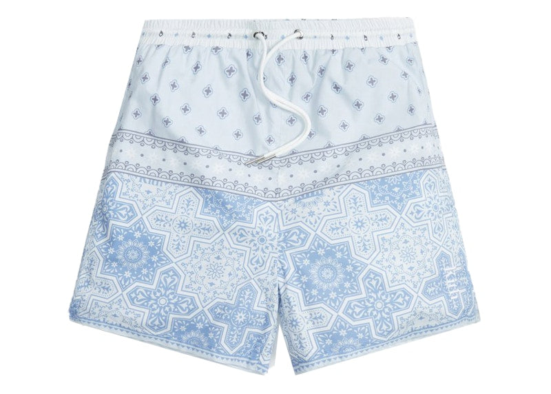 Kith Printed Poplin Active Shorts Avalanche