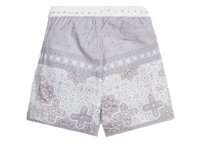 Kith Printed Poplin Active Shorts Dusty Mauve