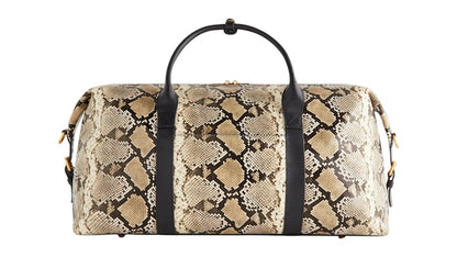 Kith Printed Python Duffle Bag Concrete