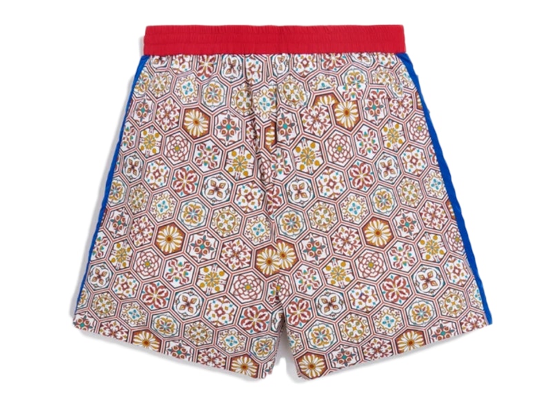 Kith Printed Shorts w Side Panel Brown/Multi