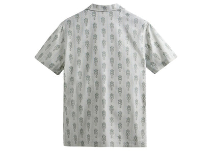 Kith Printed Thompson Stiped Ornament Camp Collar Shirt Atlas