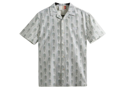 Kith Printed Thompson Stiped Ornament Camp Collar Shirt Atlas