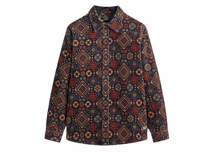Kith Printed Wide Wale Cord Apollo Shirt Ink