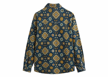 Kith Printed Wide Wale Cord Apollo Shirt Soul