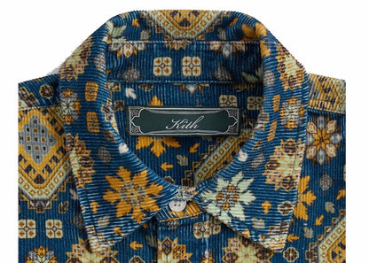 Kith Printed Wide Wale Cord Apollo Shirt Soul