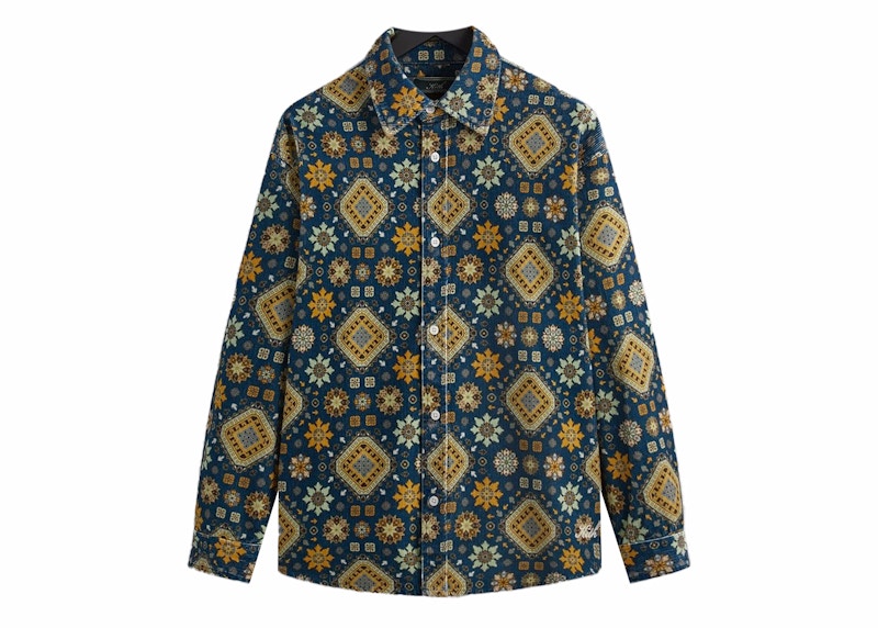 Kith Printed Wide Wale Cord Apollo Shirt Soul