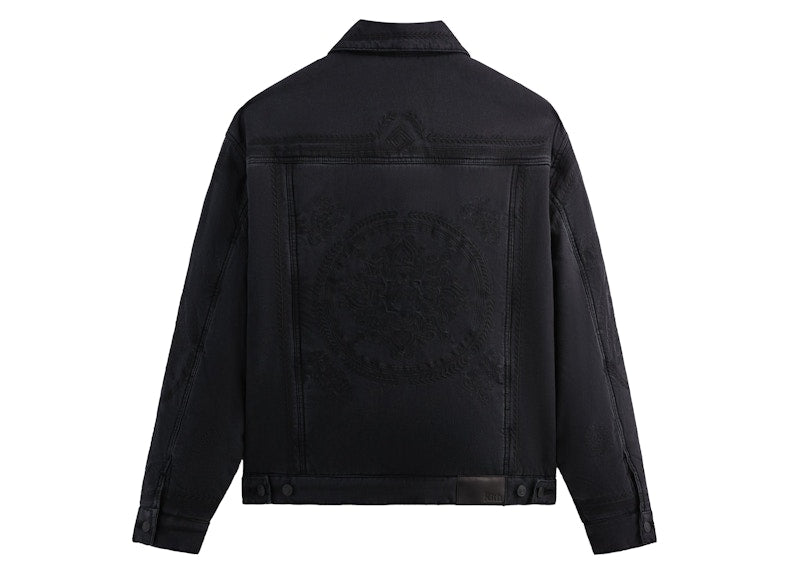 Kith Puffed Jase Denim Jacket Black