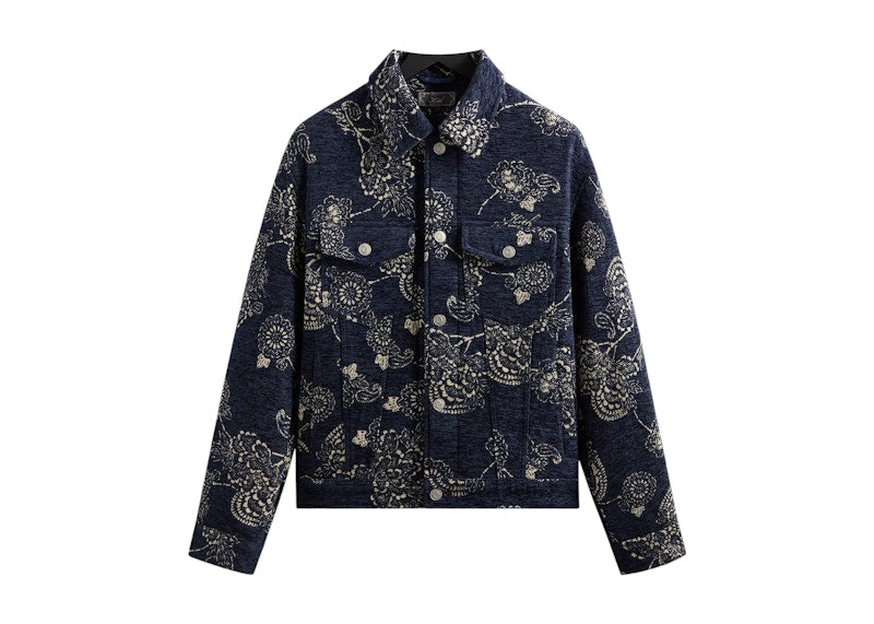 Kith Puffed Jase Tapestry Jacket Nocturnal