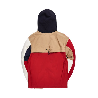 Kith Quilted Colorblock Hoodie Tan/Multi