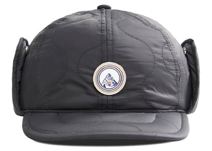 Kith Quilted Nylon Ear Flap Hat Battleship