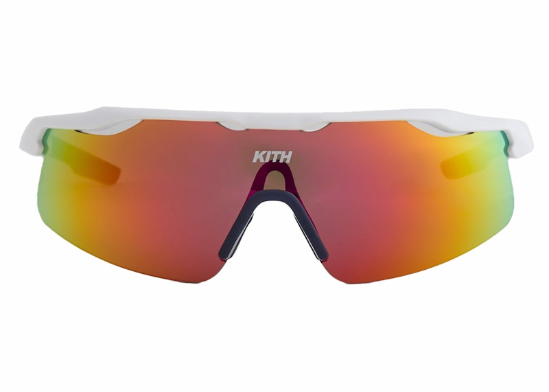 Kith Racer Sunglasses White
