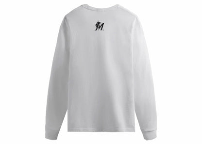Kith Rachel Goatley Marlins Long Sleeve Tee White