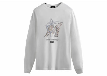 Kith Rachel Goatley Marlins Long Sleeve Tee White