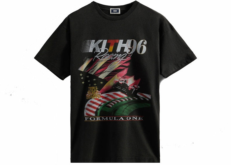 Kith Racing Vintage Tee Black