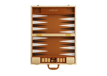 Kith Raffia Backgammon Board Multicolor