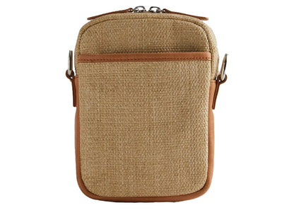 Kith Raffia Crossbody Pouch Chia