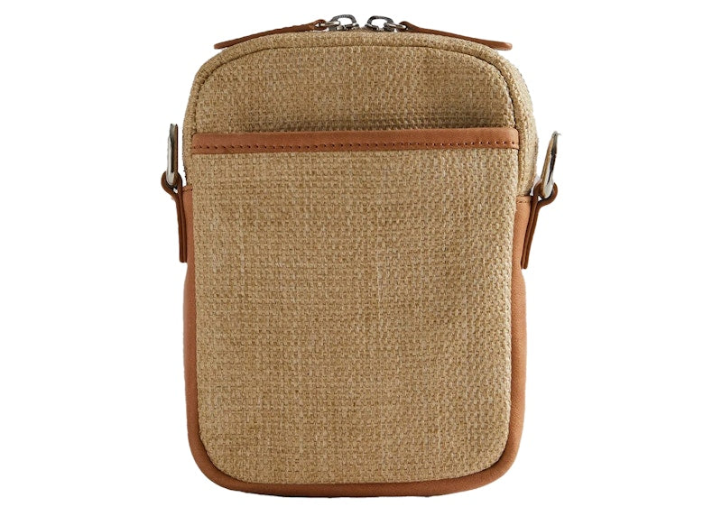 Kith Raffia Crossbody Pouch Chia
