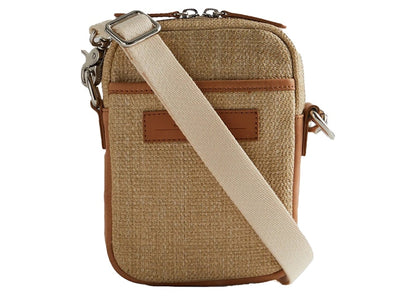 Kith Raffia Crossbody Pouch Chia