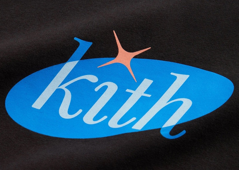 Kith Retro Logo Tee Black