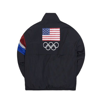 Kith Retro Quarter Zip Track Jacket Black