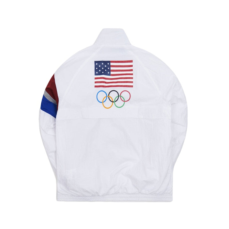 Kith Retro Quarter Zip Track Jacket White