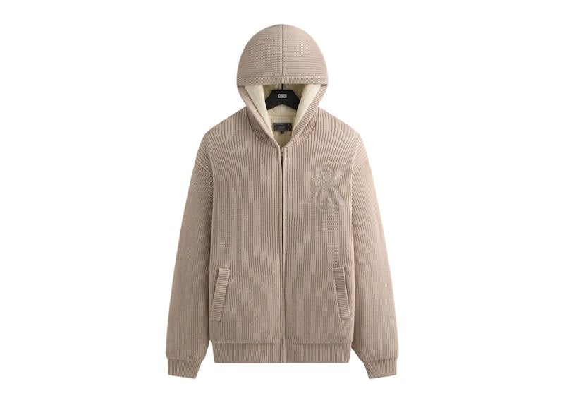 Kith Reversible Rib Knit Sierra Hoodie Grain