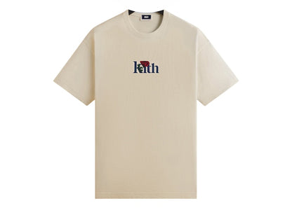 Kith Rose Serif Tee Sandrift