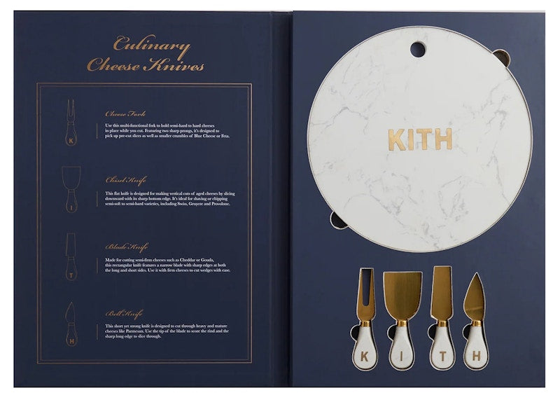 Kith Round Serving Board White