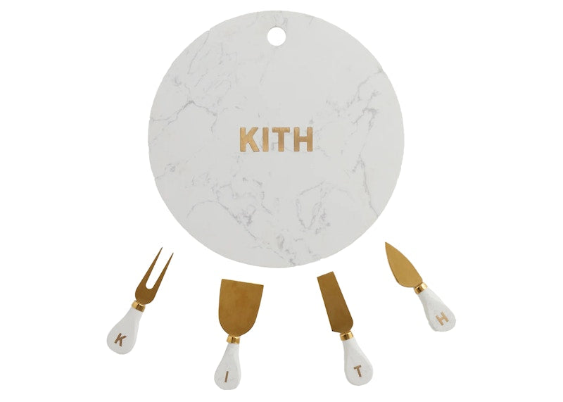 Kith Round Serving Board White