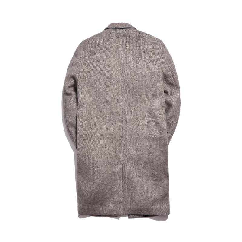 Kith Royce Wool Overcoat Light Grey