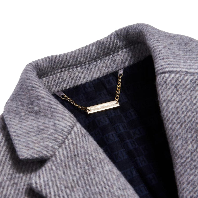 Kith Royce Wool Overcoat Light Grey