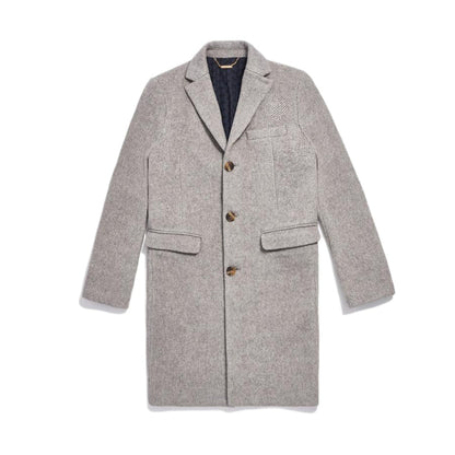 Kith Royce Wool Overcoat Light Grey