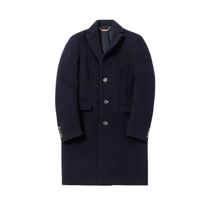 Kith Royce Wool Overcoat Navy