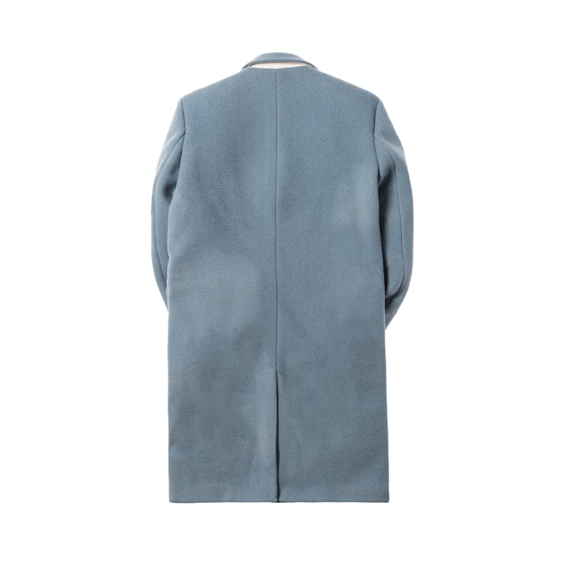 Kith Royce Wool Overcoat Smog Blue