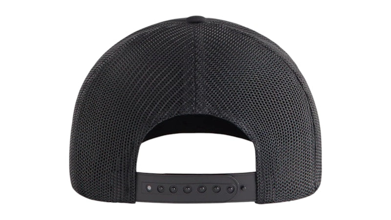 Kith Rubber Patch Poly Foam Nolan Trucker Hat Black