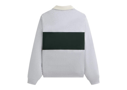 Kith Rugby Nelson Collared Pullover Light Heather Grey