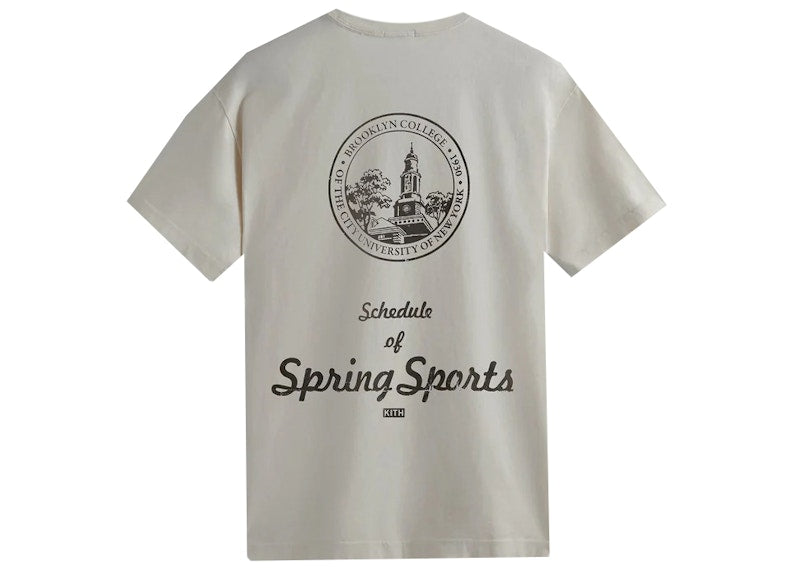 Kith Russell Athletic CUNY Brooklyn College Track Vintage Tee Concrete