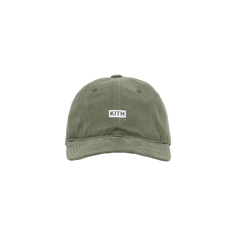 Kith Sandwash Cotton Cap Olive