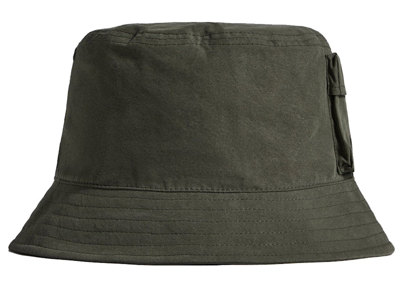 Kith Sandwash Cotton Pocket Bucket Hat Cypress