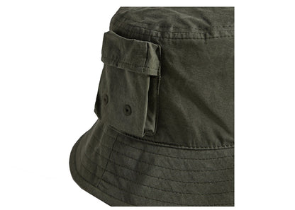 Kith Sandwash Cotton Pocket Bucket Hat Cypress