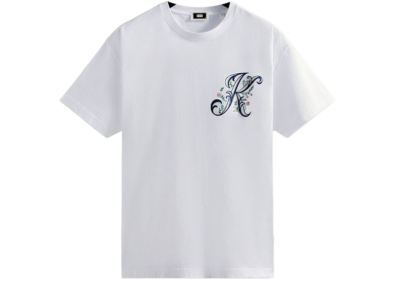 Kith Script Floral Tee White