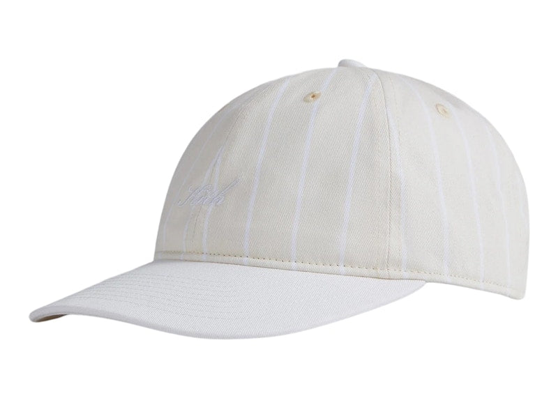 Kith Script Pinstripe Cap Muslin