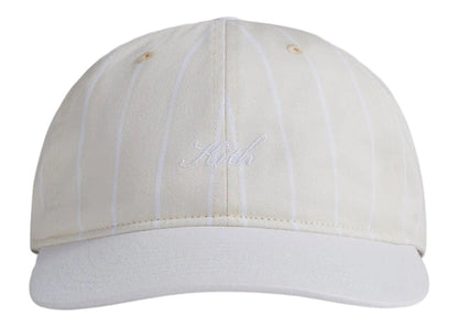 Kith Script Pinstripe Cap Muslin
