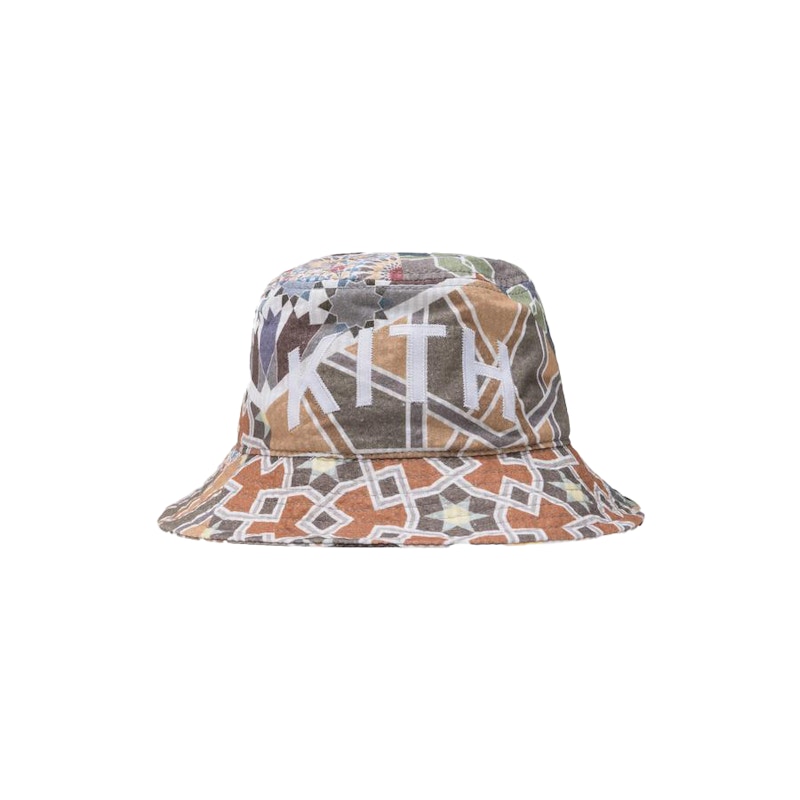 Kith Seersucker Bucket Cap Tile/Multi