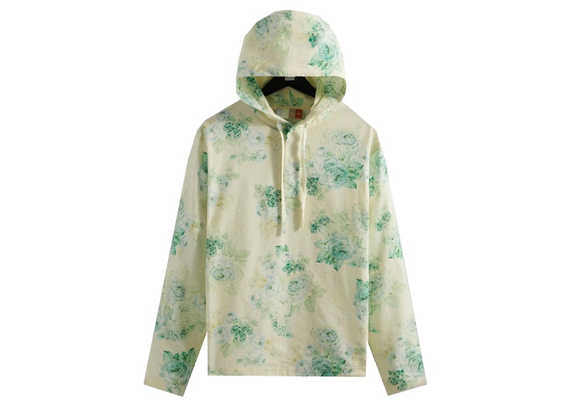 Kith Seersucker Vintage Roses Adler Hoodie Waffle