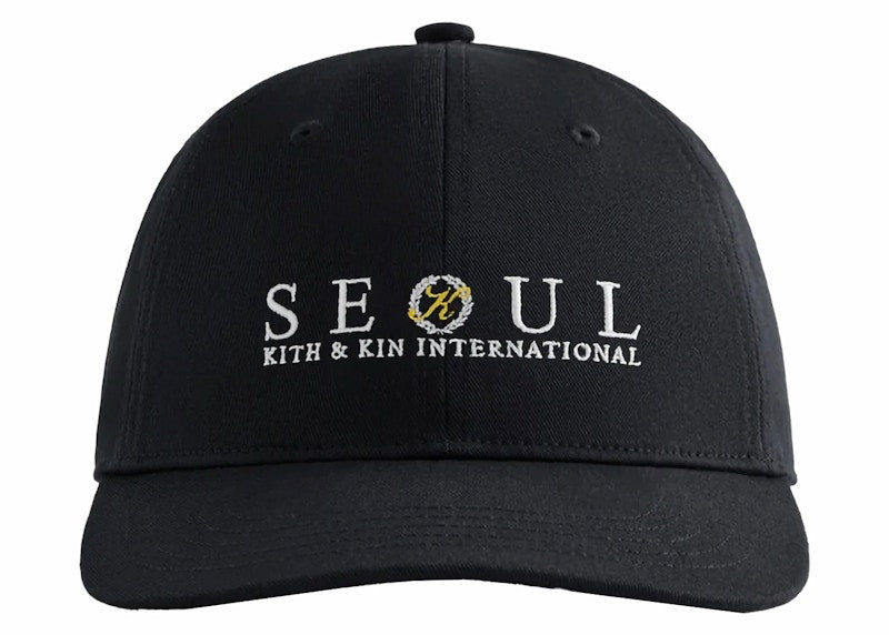 Kith Seoul Aaron Cap Black