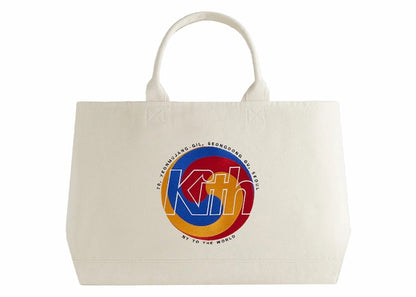 Kith Seoul Spiral Canvas Tote Bag Sandrift