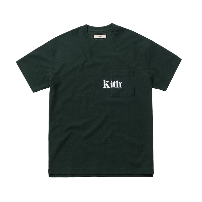 Kith Serif Quinn Pocket Tee Hunter Green