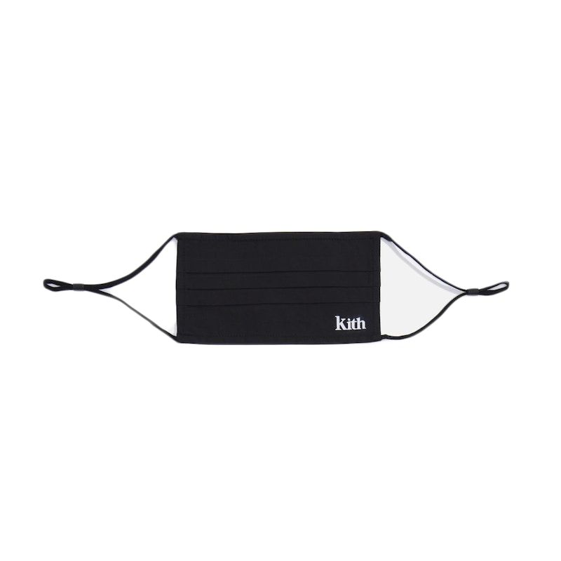 Kith Serif Washable Face Mask Black